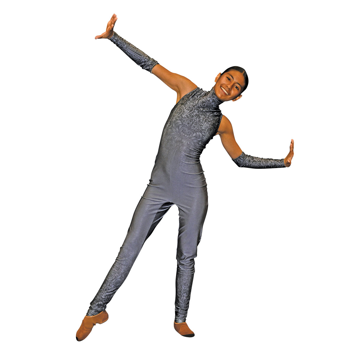 Elegant Grey Unitard