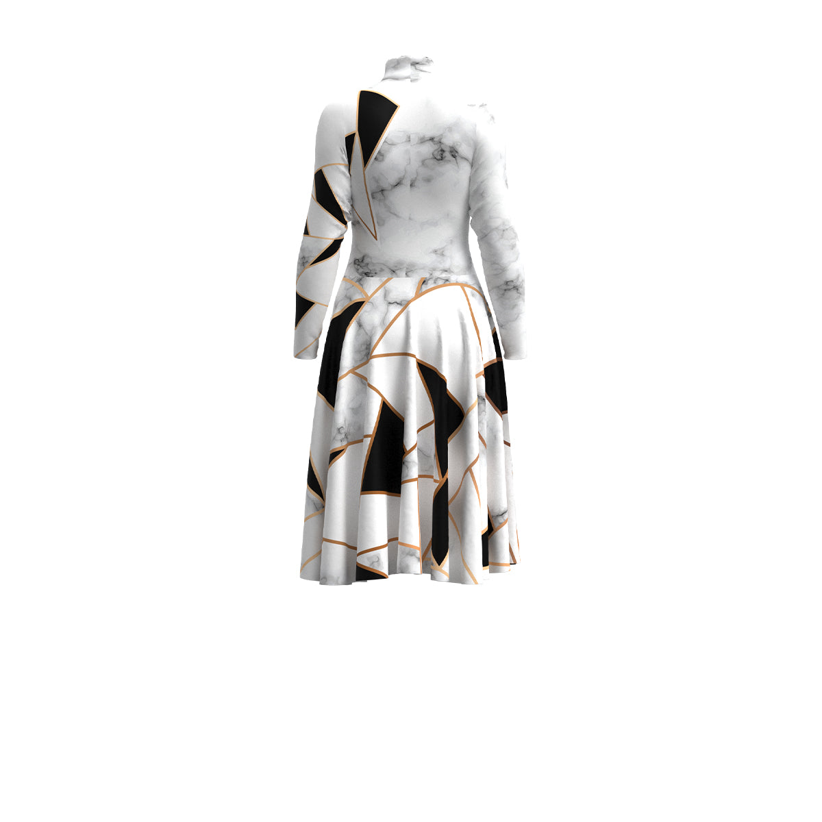 Abstract Marble Dress