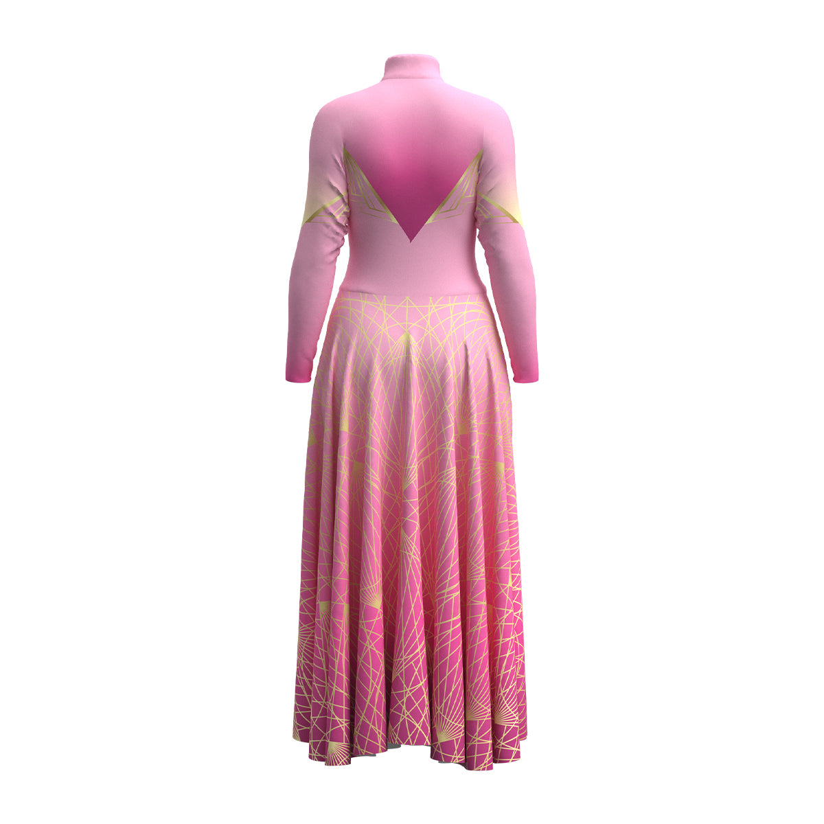 Pink Art Deco Dress