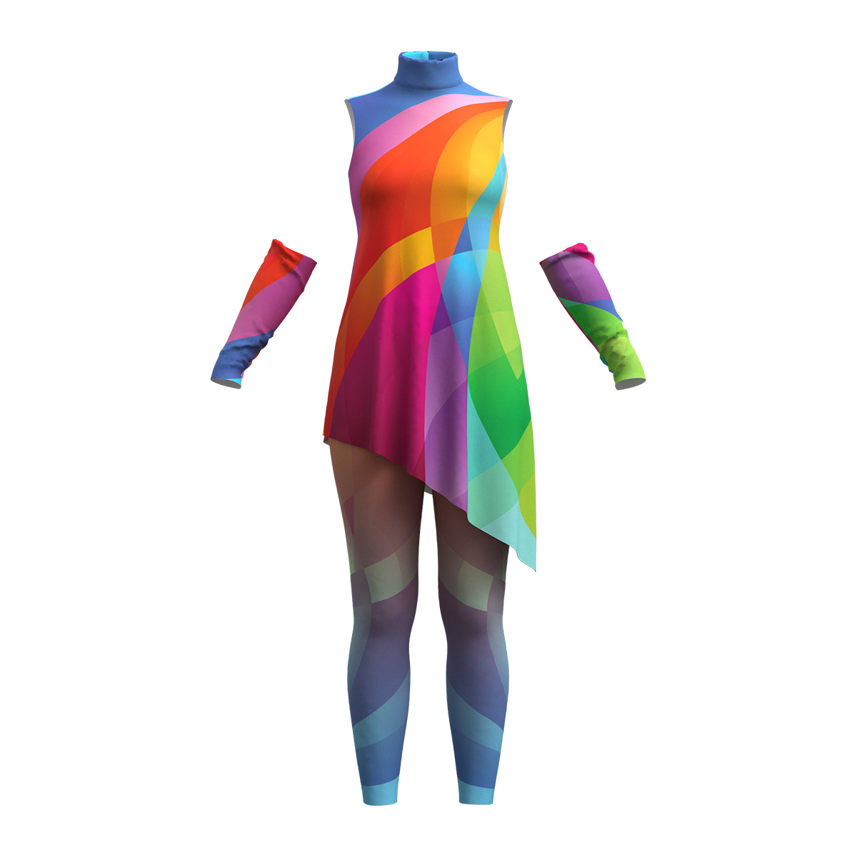 Rainbow Rays Tunic