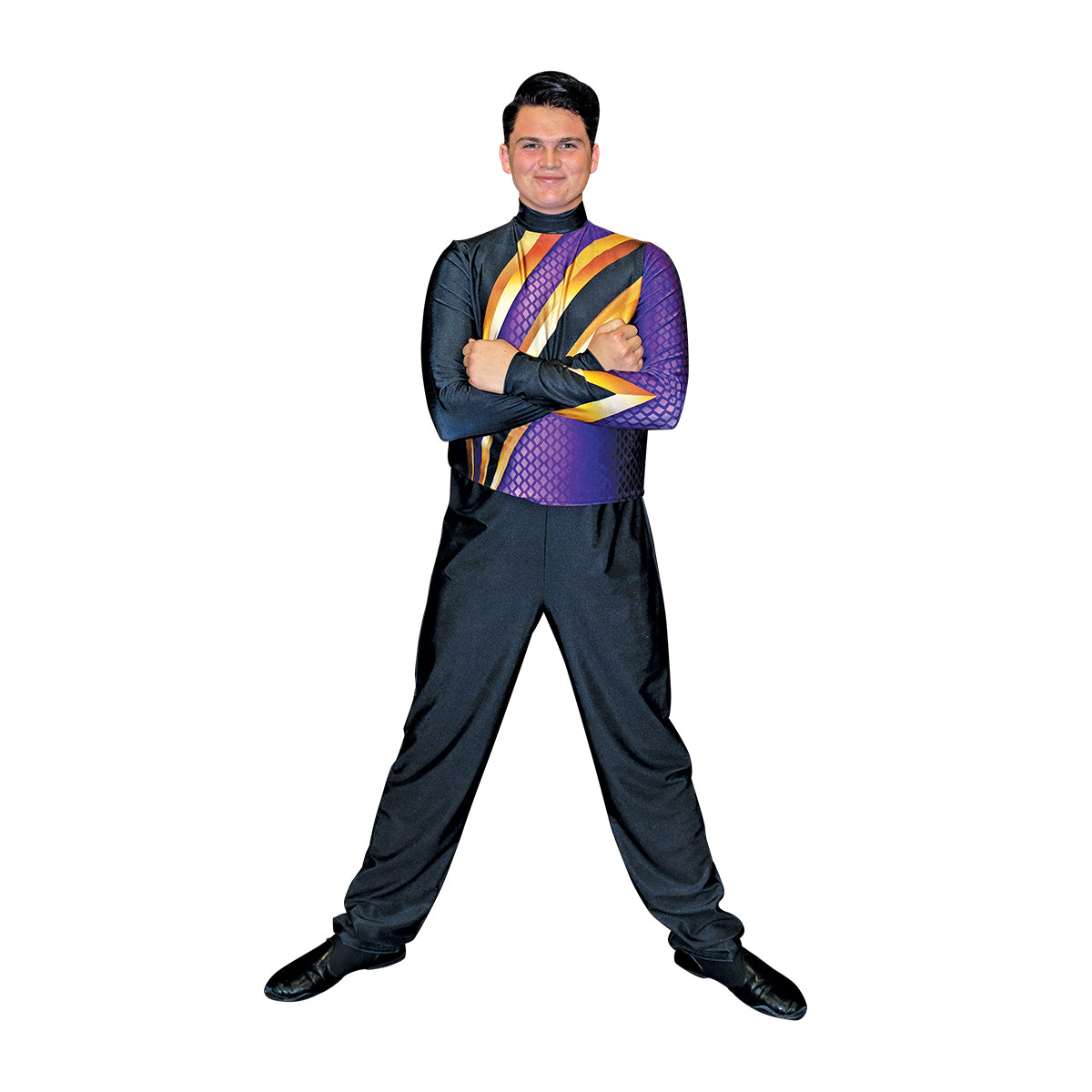 Purple Metallic Performance Top