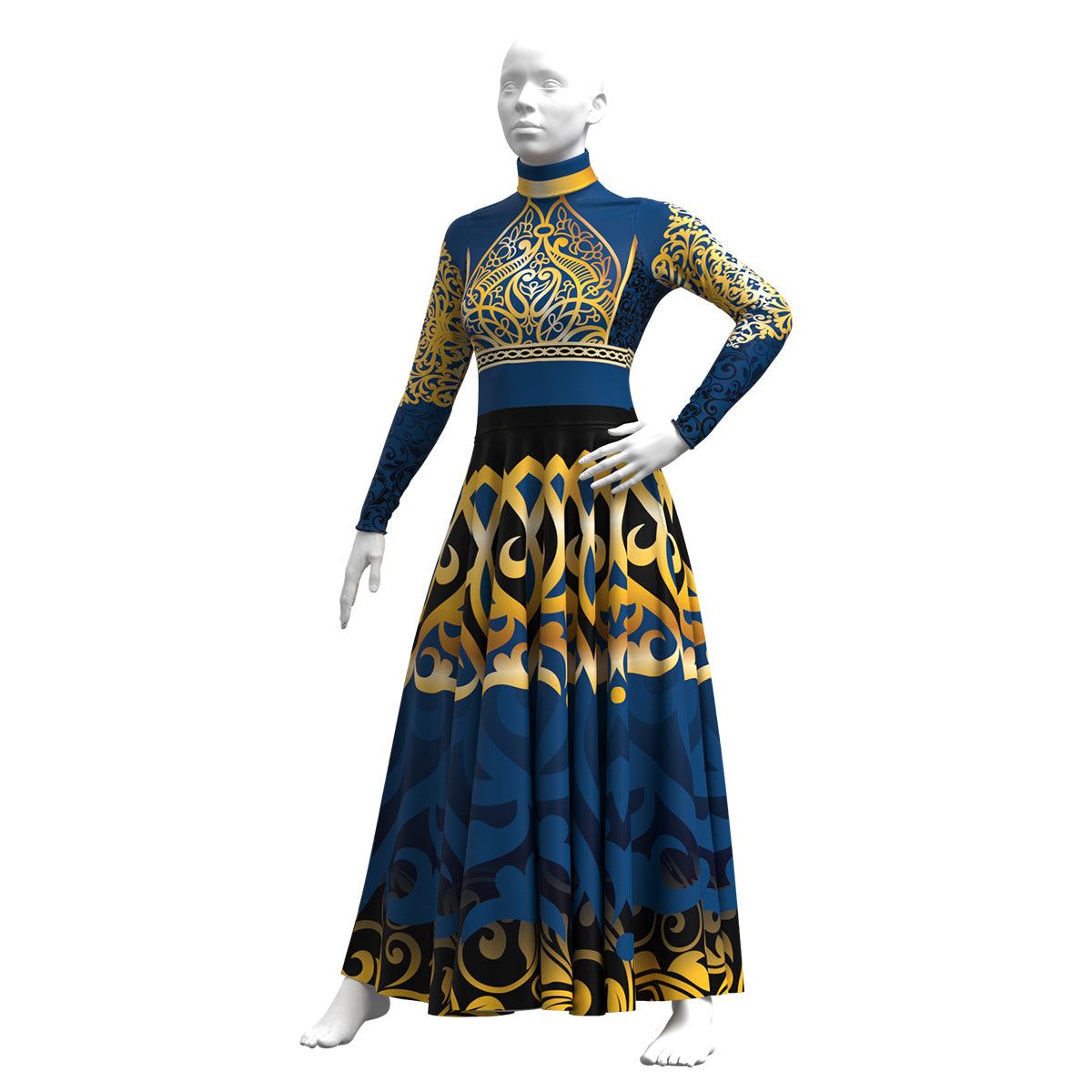 Ornate Gold Dress