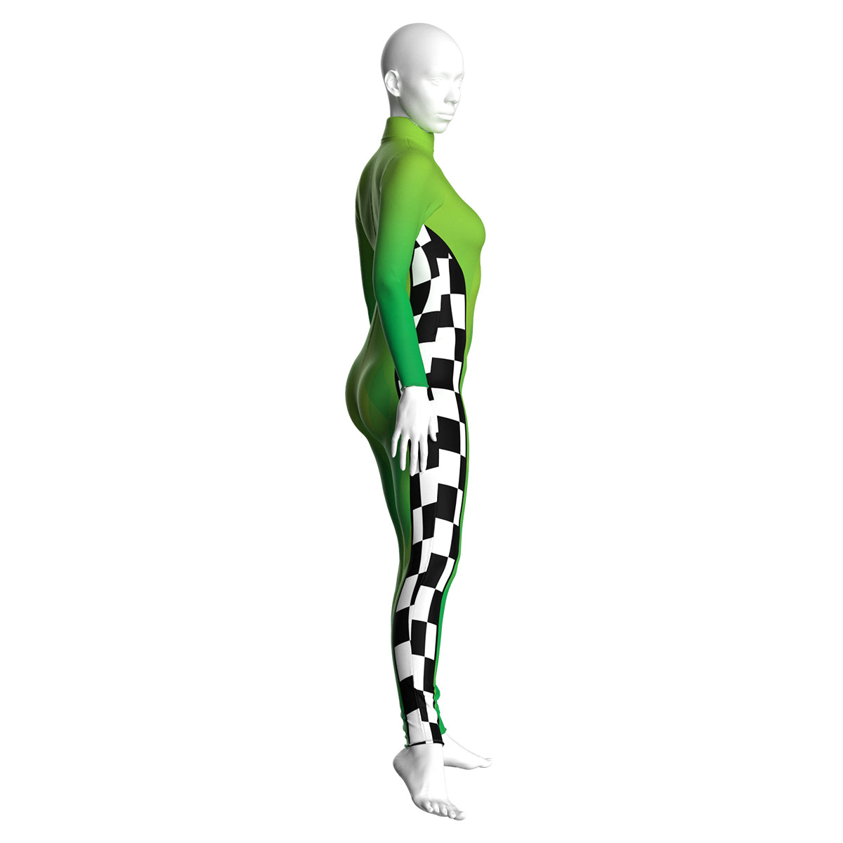 Green Race Car Driver Unitard
