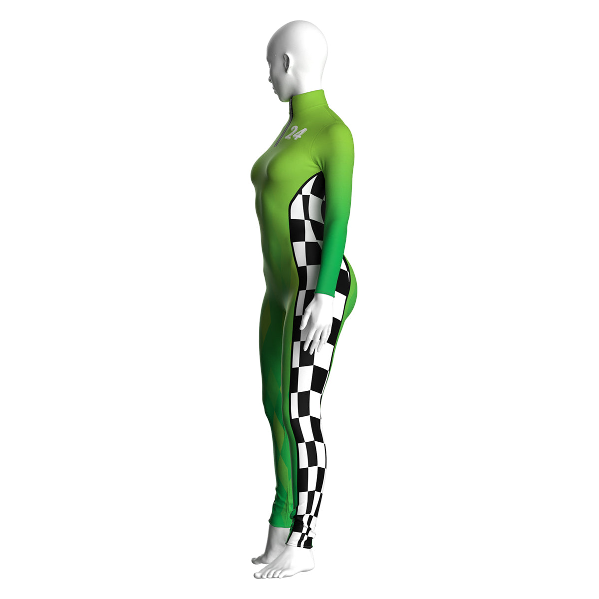 Green Race Car Driver Unitard