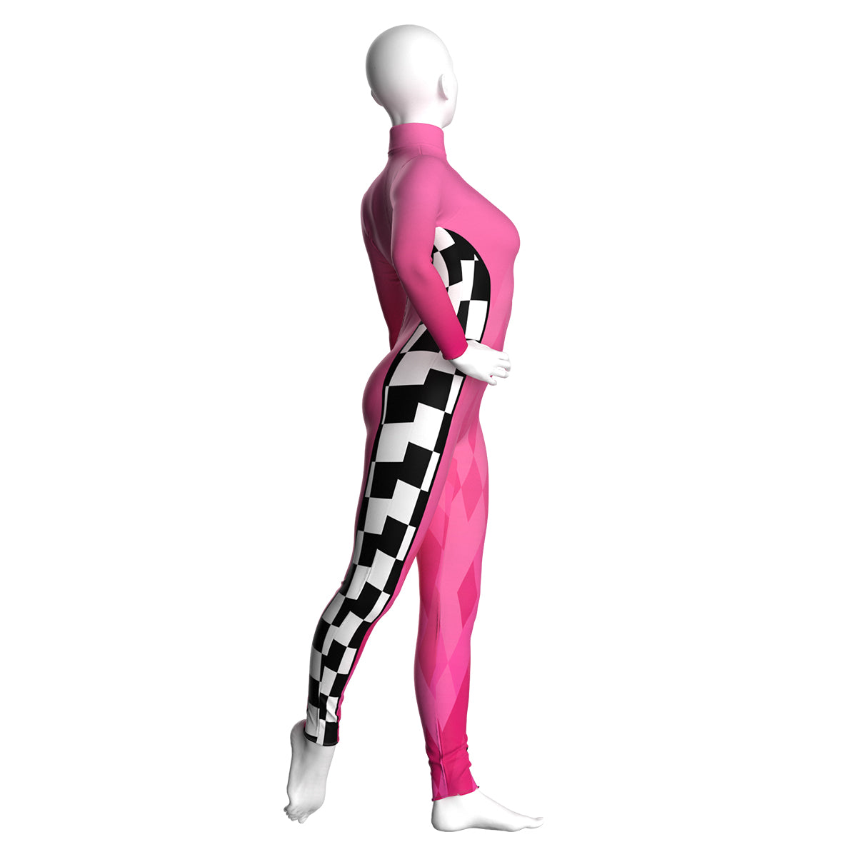 Pink Race Car Driver Unitard