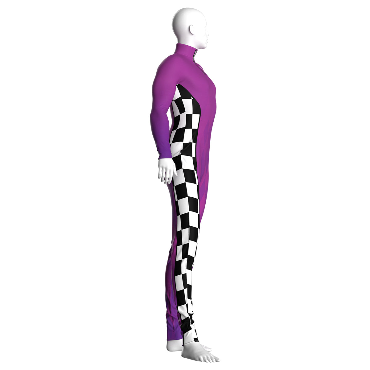 Purple Race Car Driver Unitard