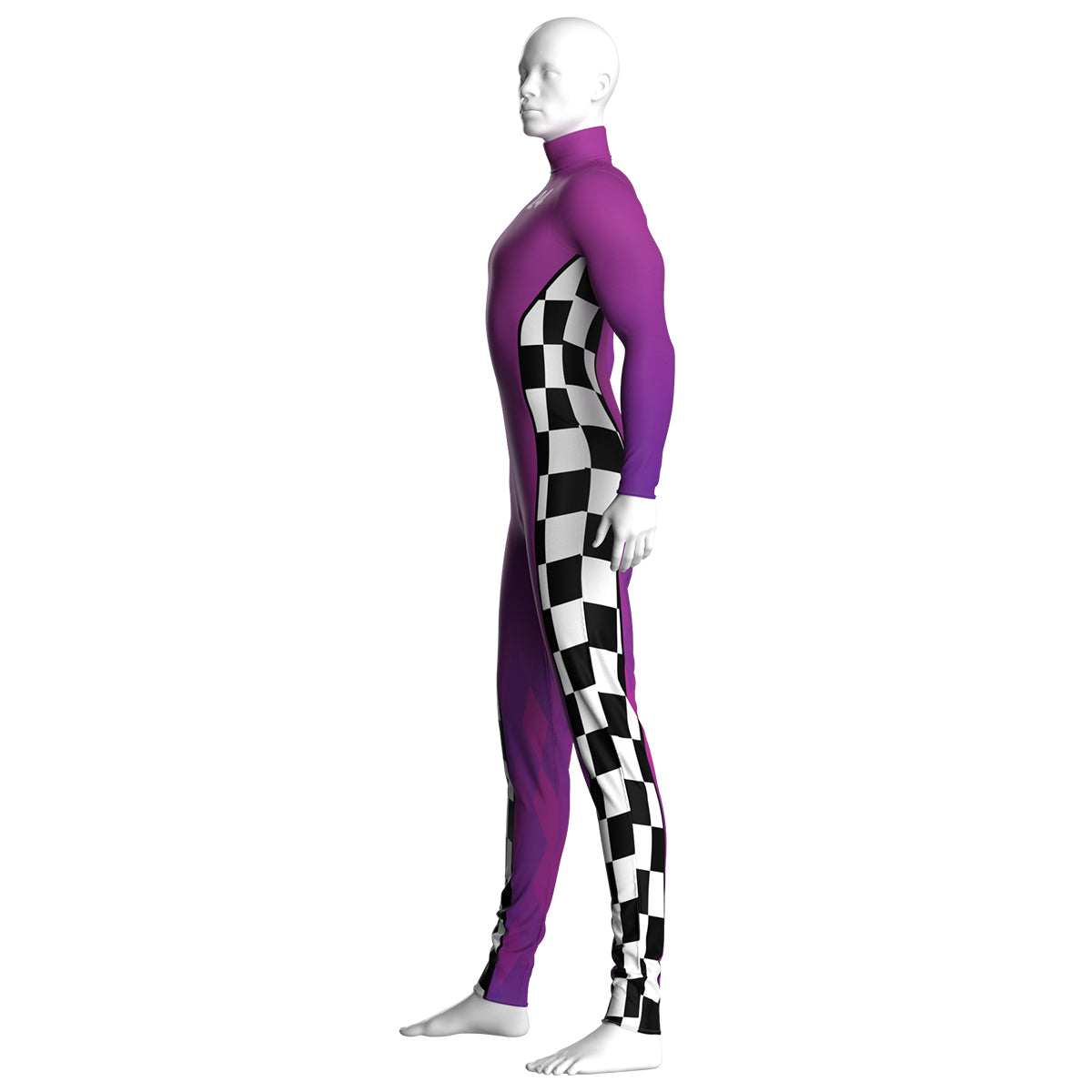 Purple Race Car Driver Unitard