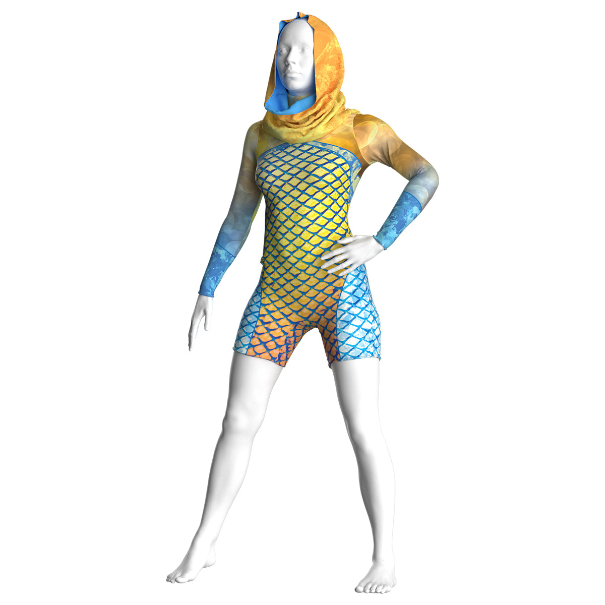 Iridescent Fish Unitard