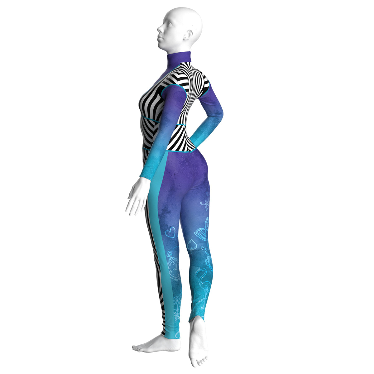 Whimsical Tea Party Unitard