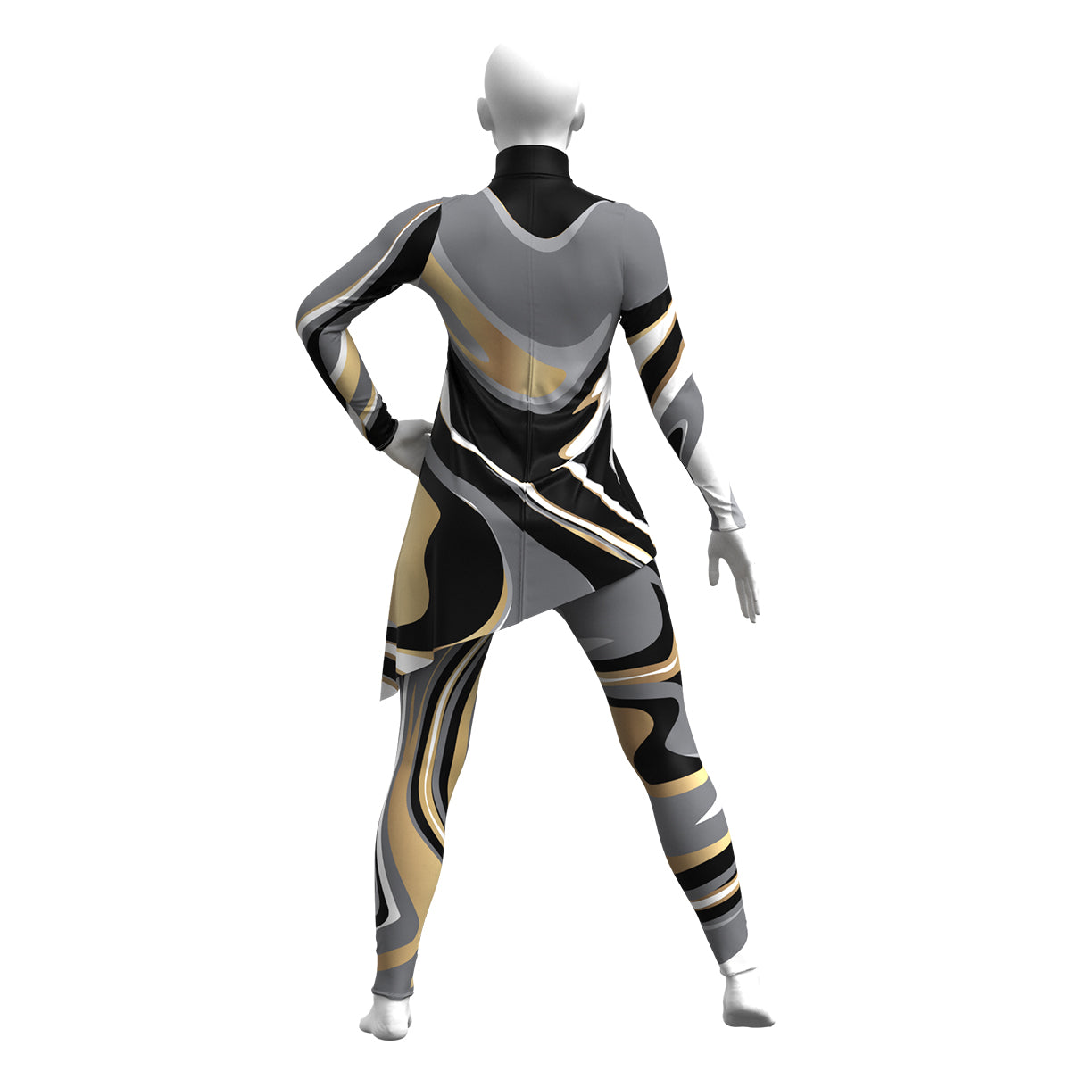 Metallic Swirl Leggings
