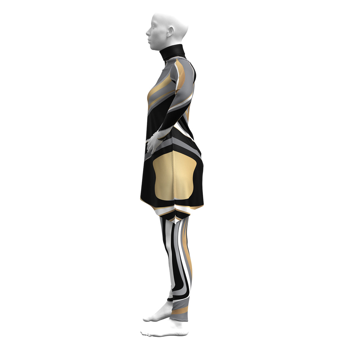 Metallic Swirl Leggings