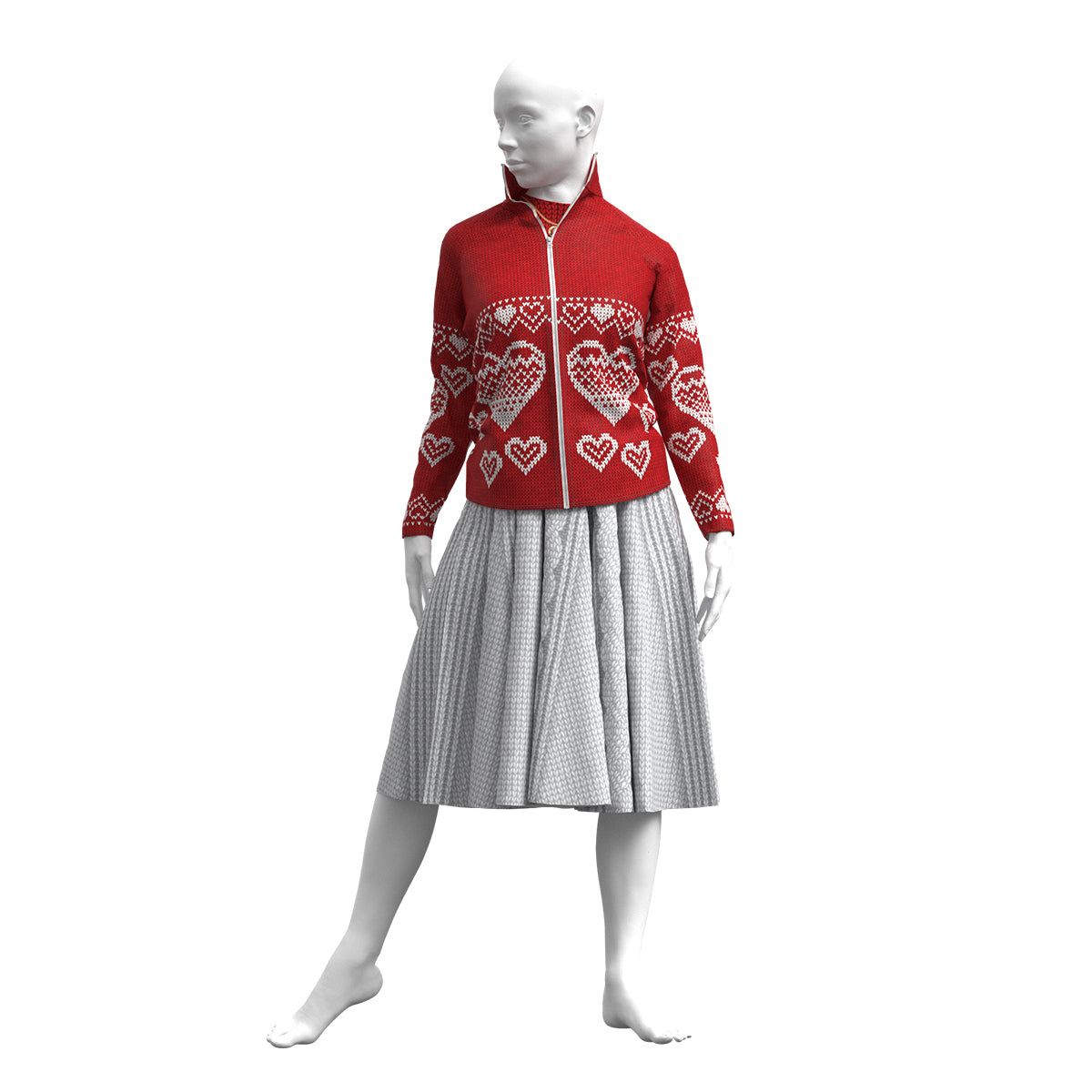 Valentines Sweater Jacket