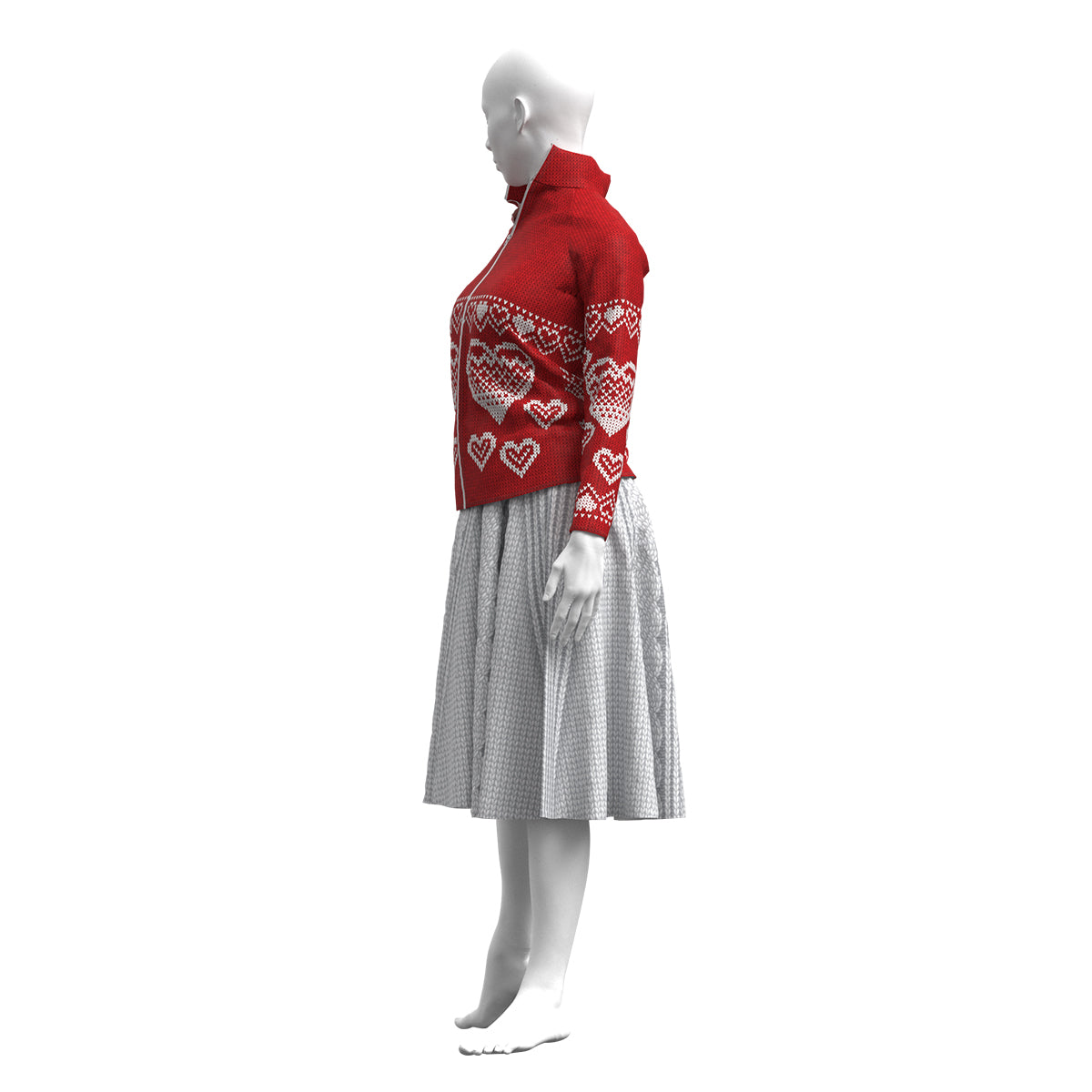 Valentines Sweater Jacket