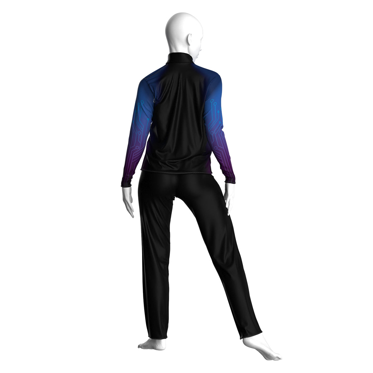 Blue Circuitboard Basic Performance Top