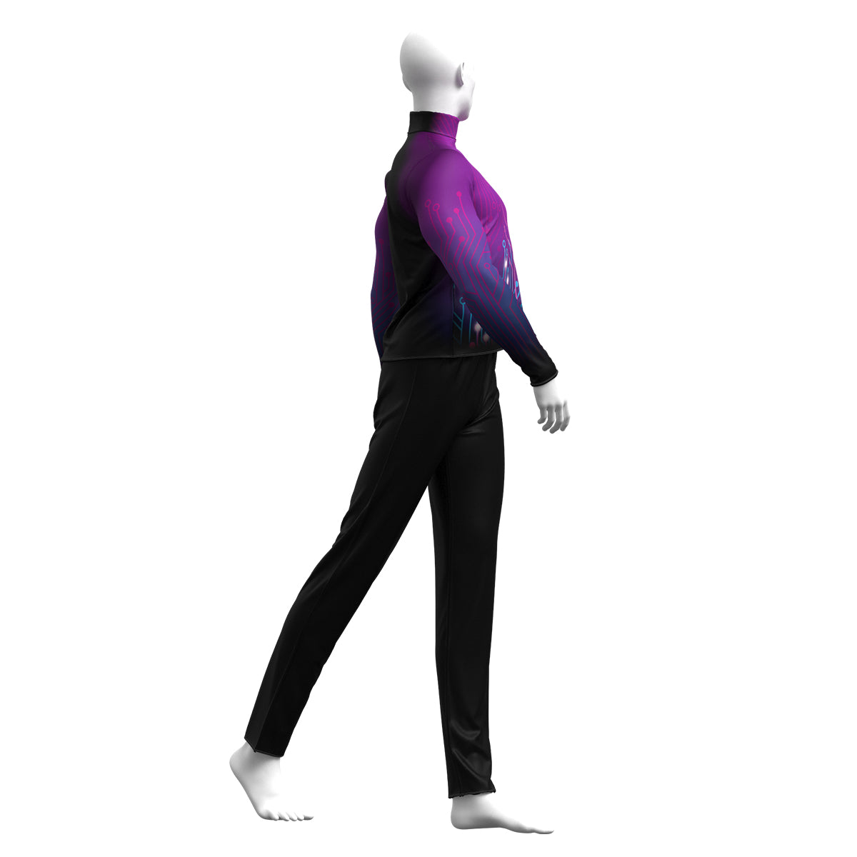 Purple Circuitboard Basic Performance Top