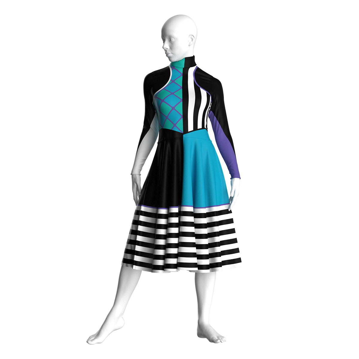 Whimsical Patterns Dress