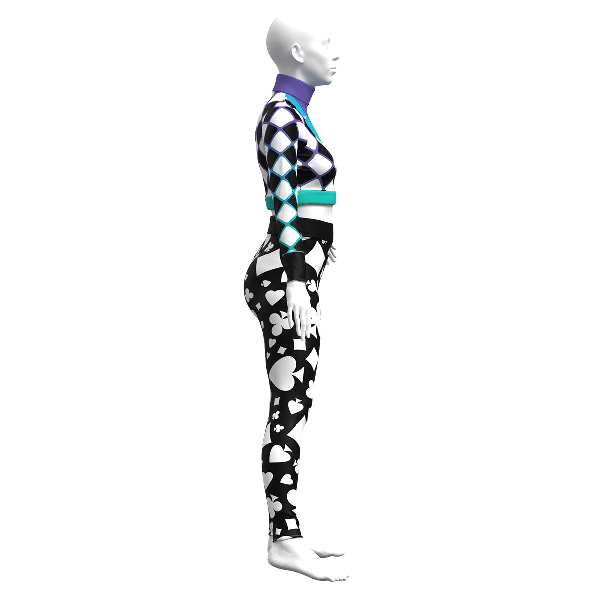 Garden Party Long Sleeve Half Shirt
