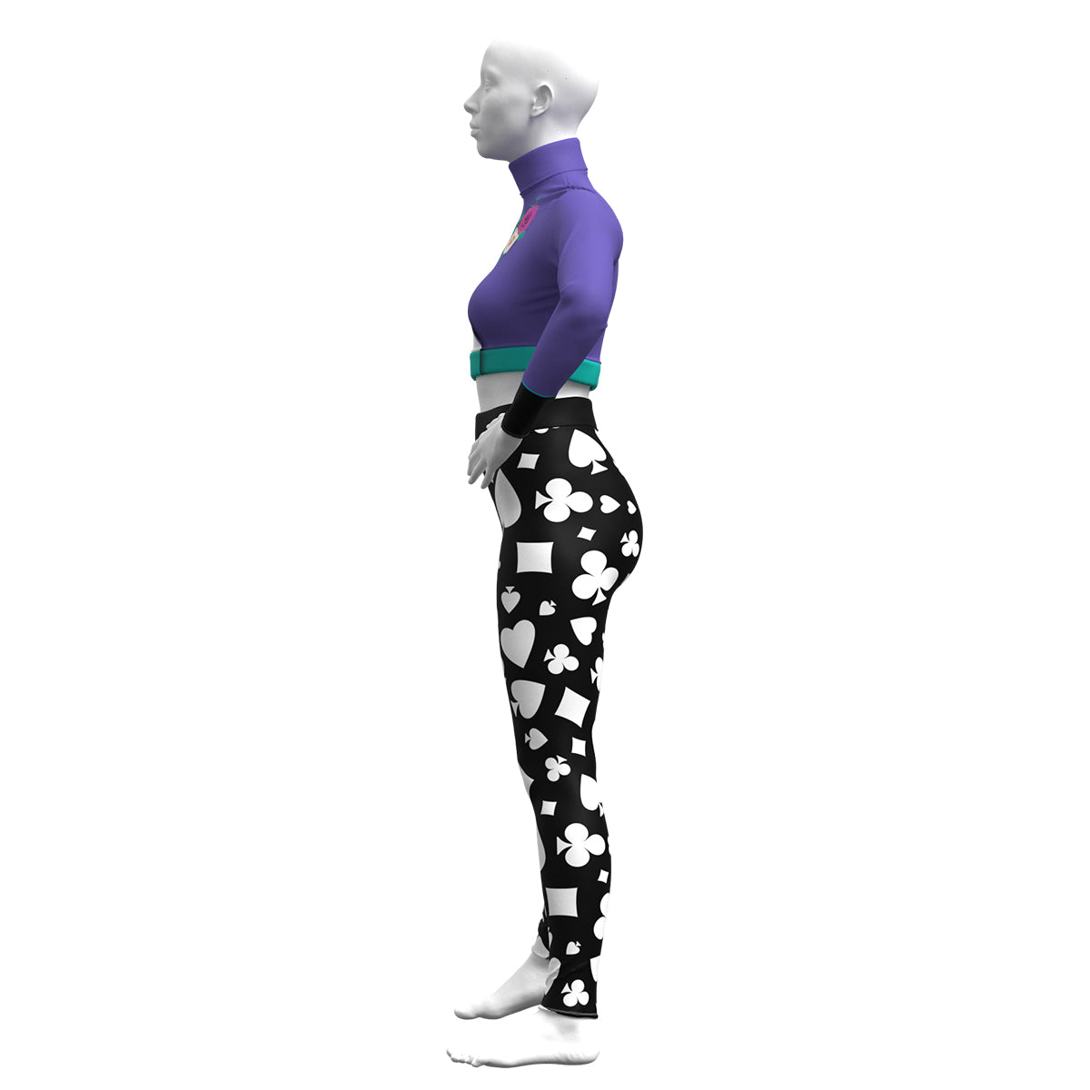Garden Party Long Sleeve Half Shirt