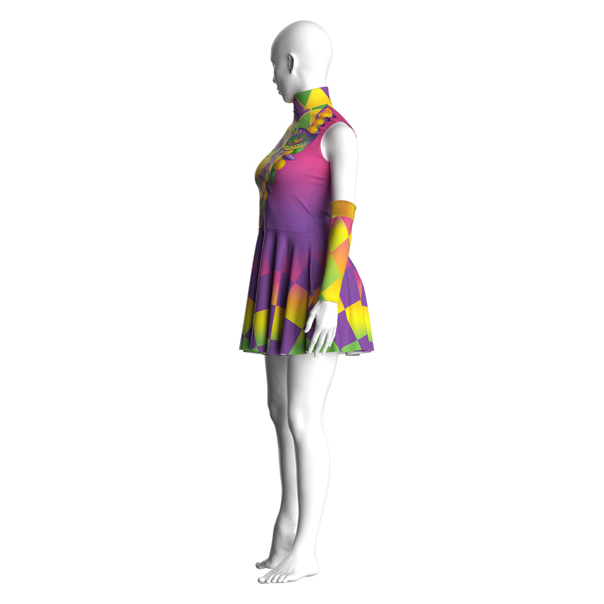 Colorful Mardi Gras Dress