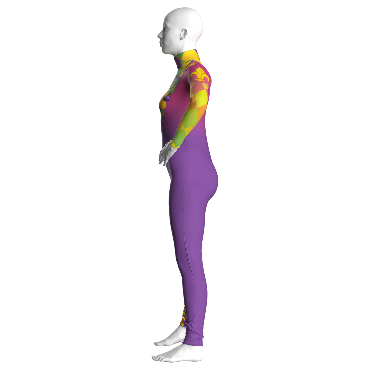 Colorful Mardi Gras Unitard