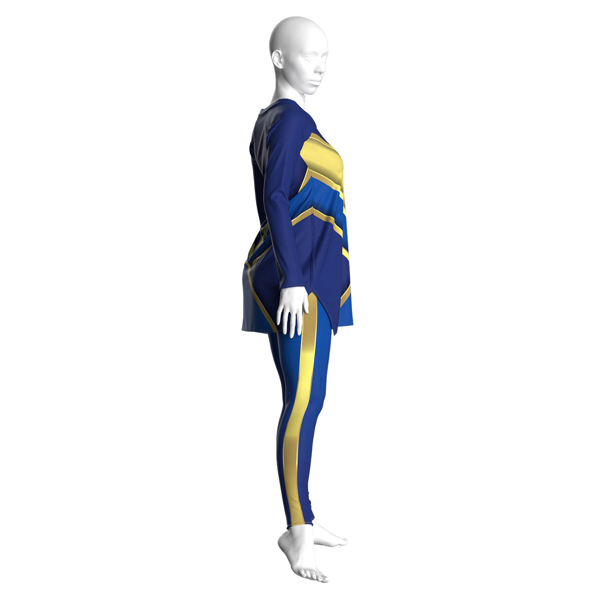 Blue & Gold Athletic Dress
