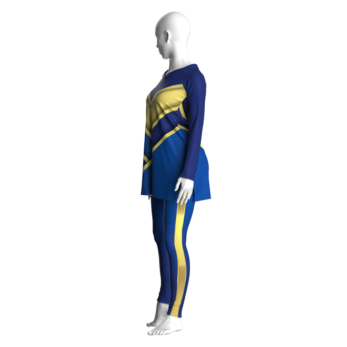 Blue & Gold Athletic Dress