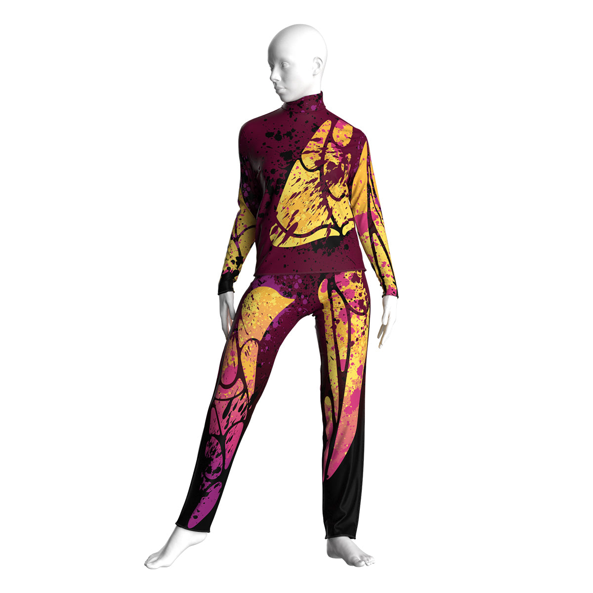 Painted Butterfly Core Performance Top