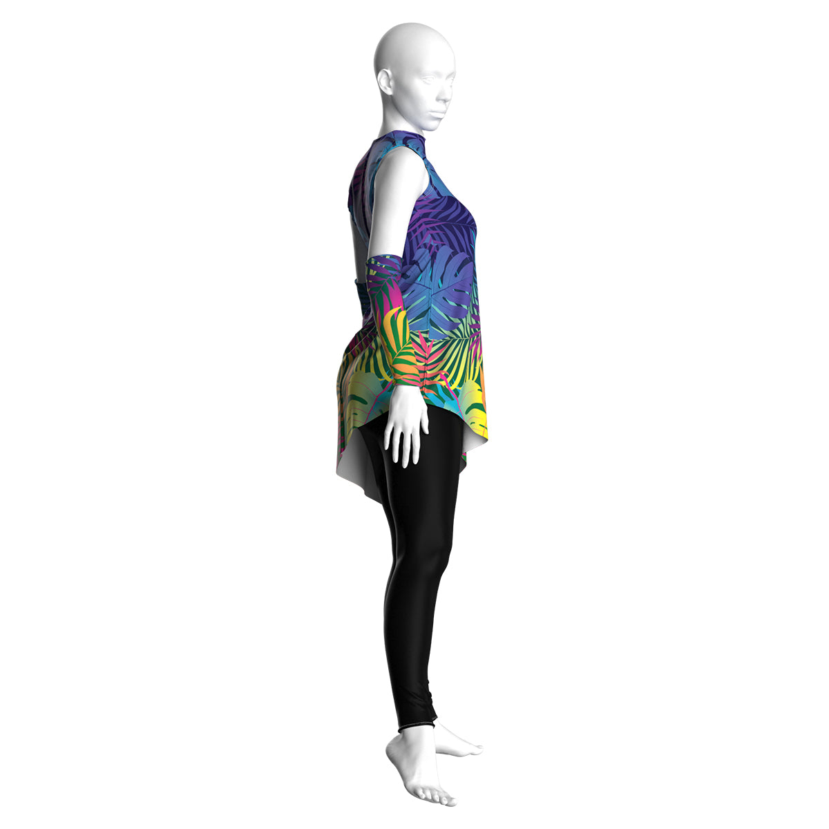 Neon Rain Forest Tunic