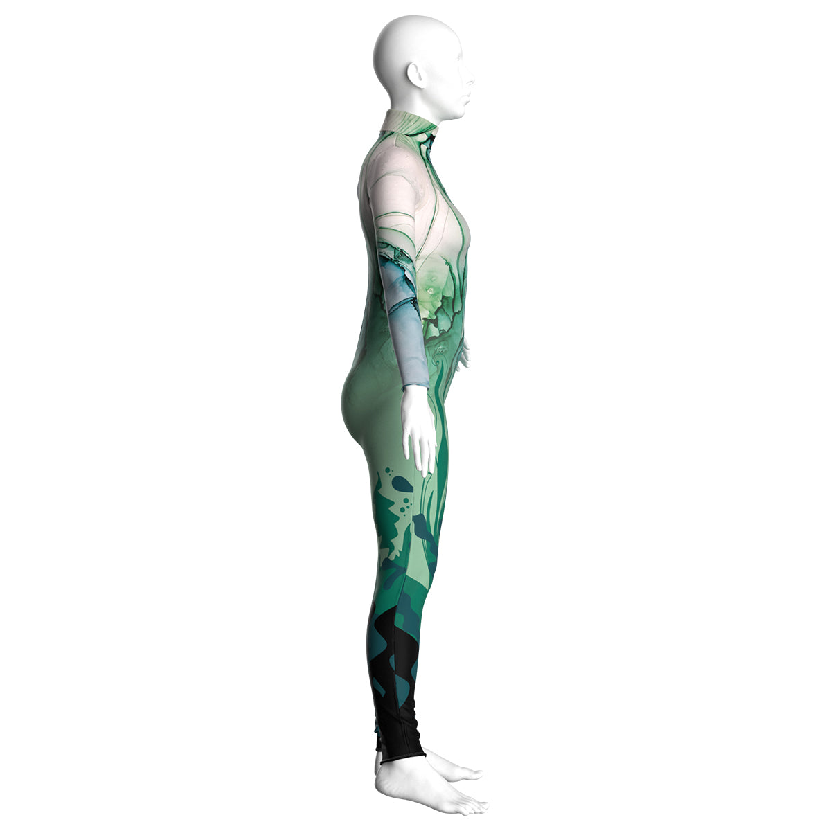 Abstract Deep Sea Unitard