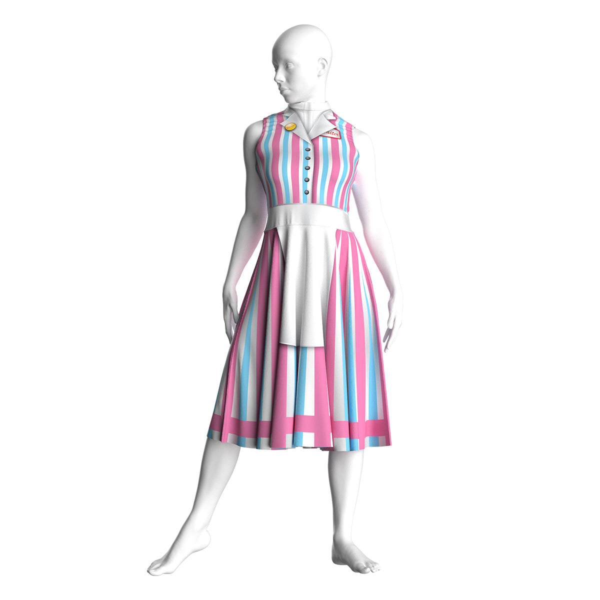 Diner Waitress Dress