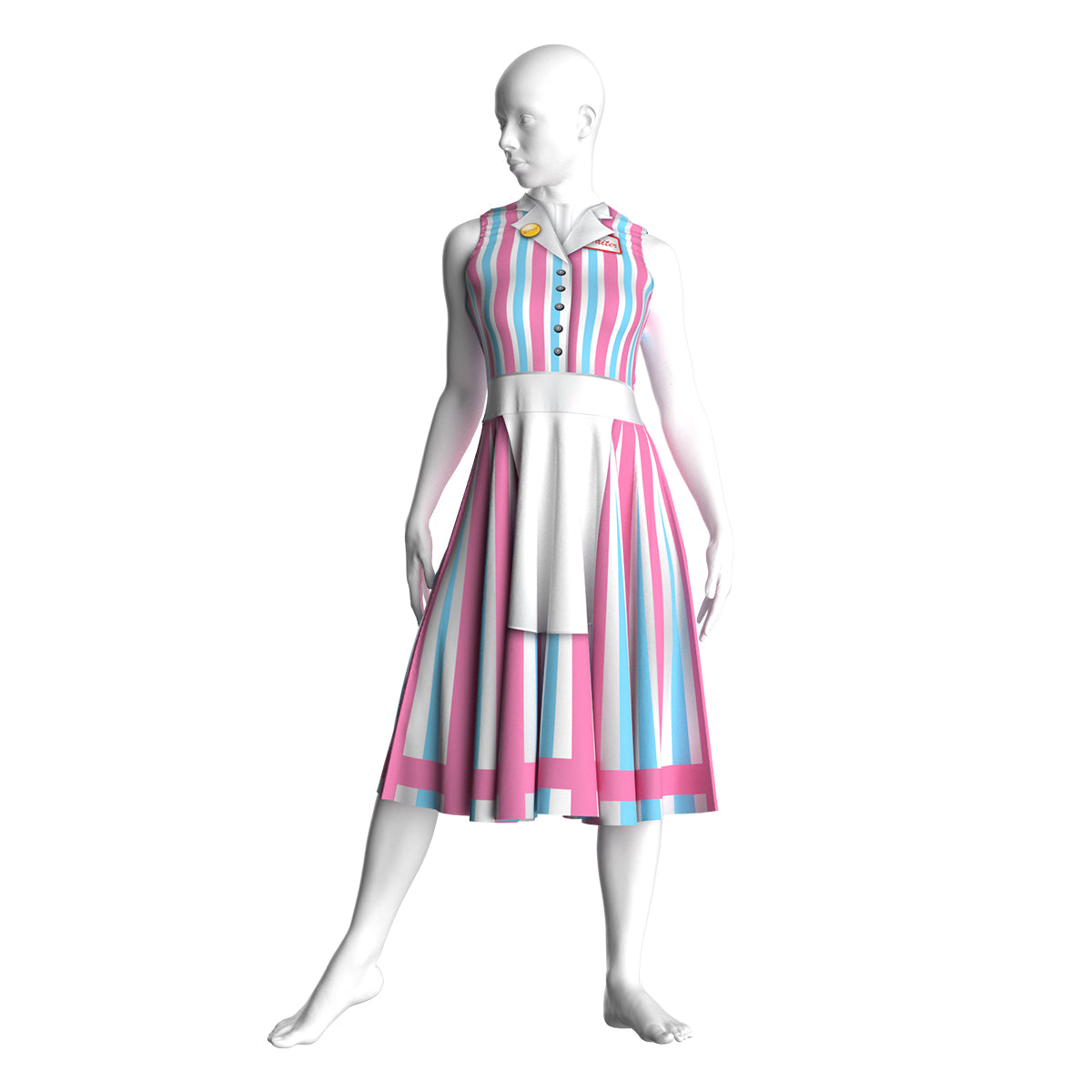 Diner Waitress Dress