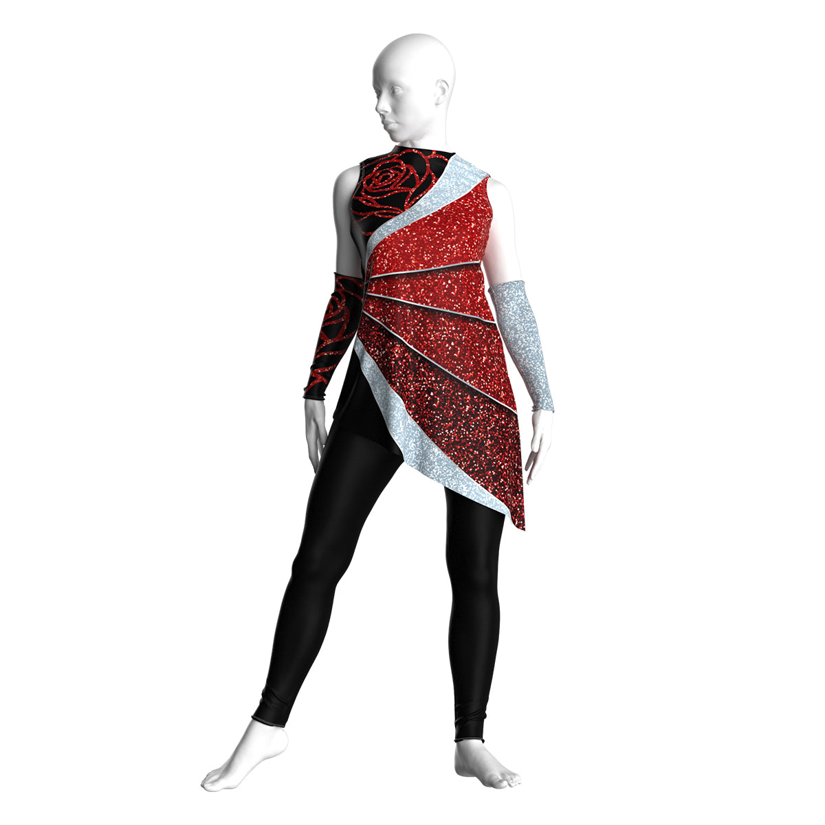 Glittering Rose Tunic