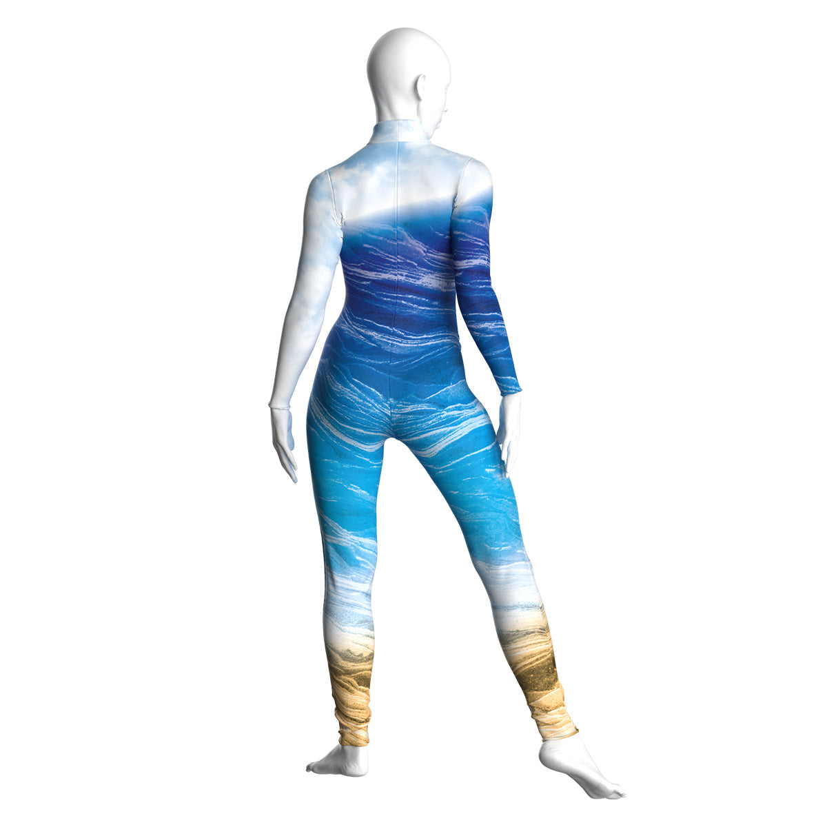 Watercolor Seascape Unitard