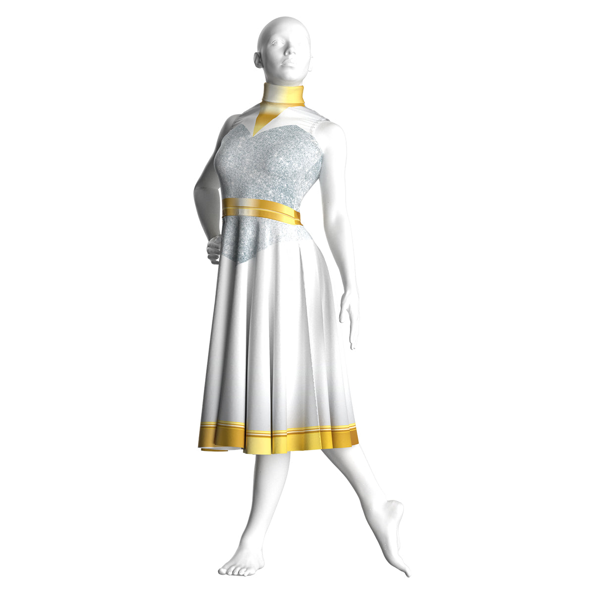 Colorful Color Guard Costume Uniform