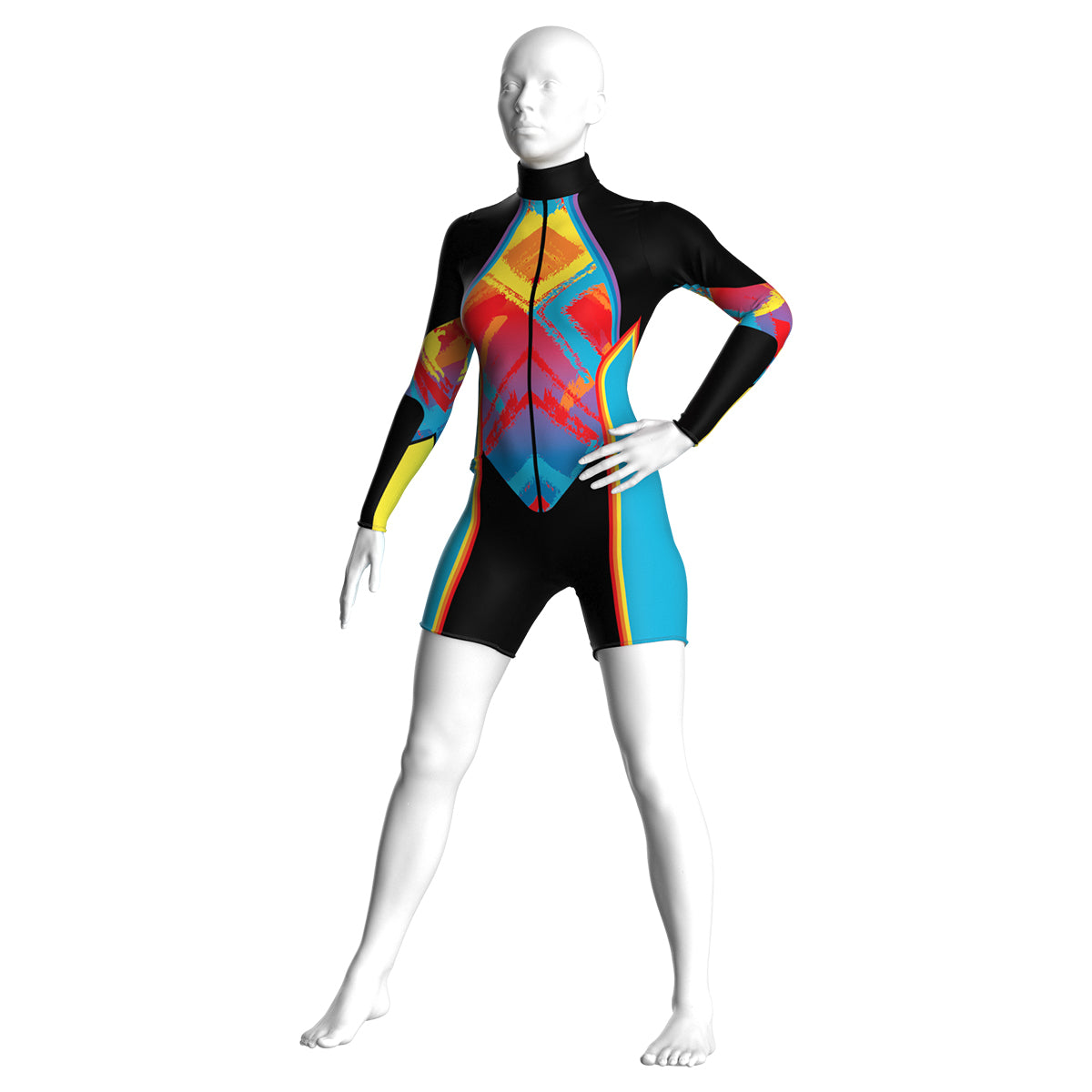 Retro Streak Unitard