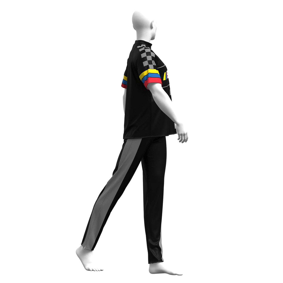 Racecar Driver Athletic Short Sleeve Top