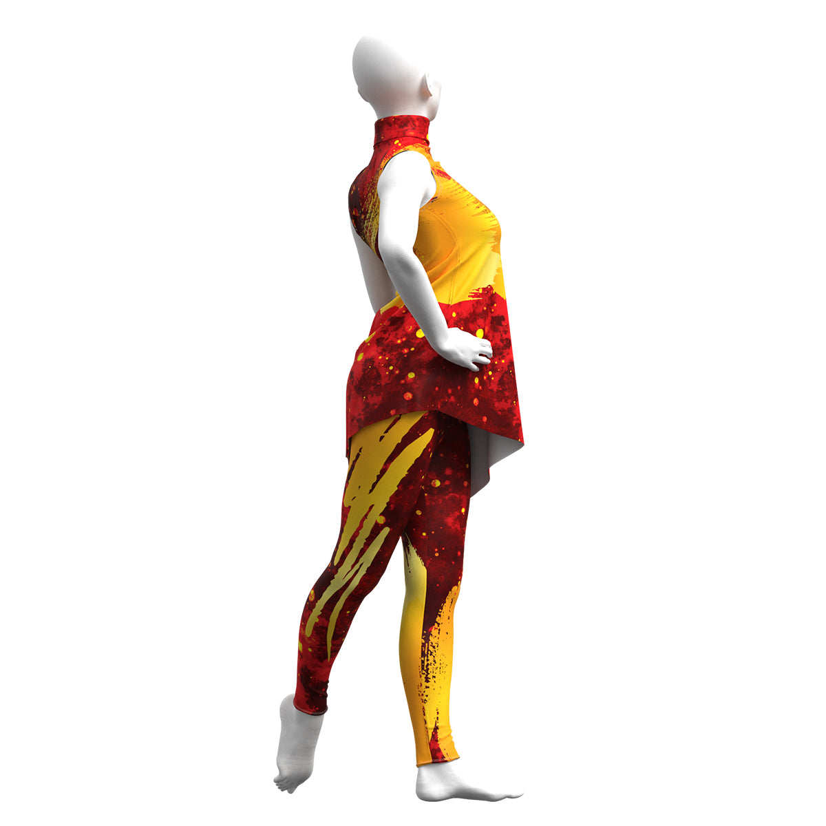 Grunge Gold Leggings