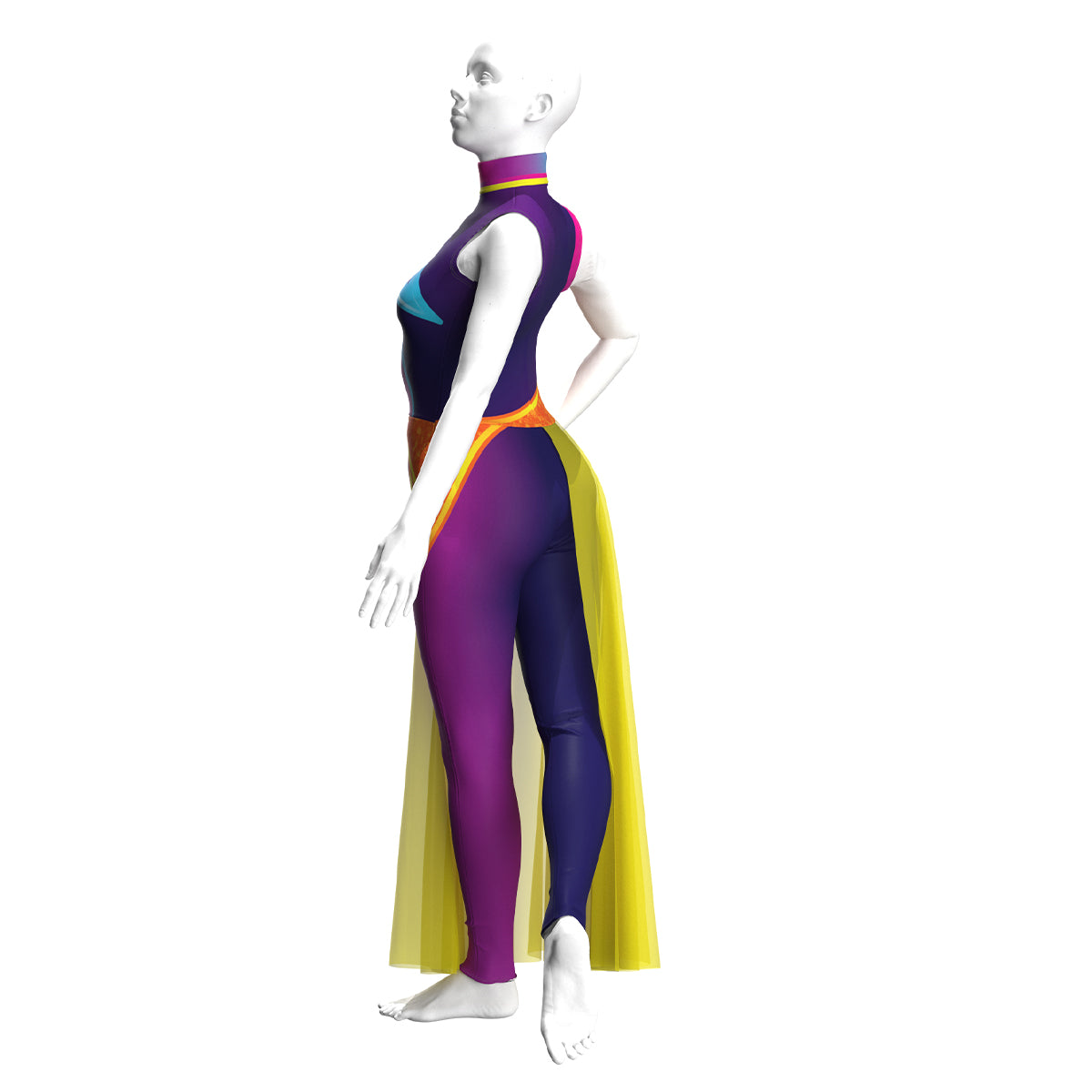 Retro Lightning Bolt Unitard