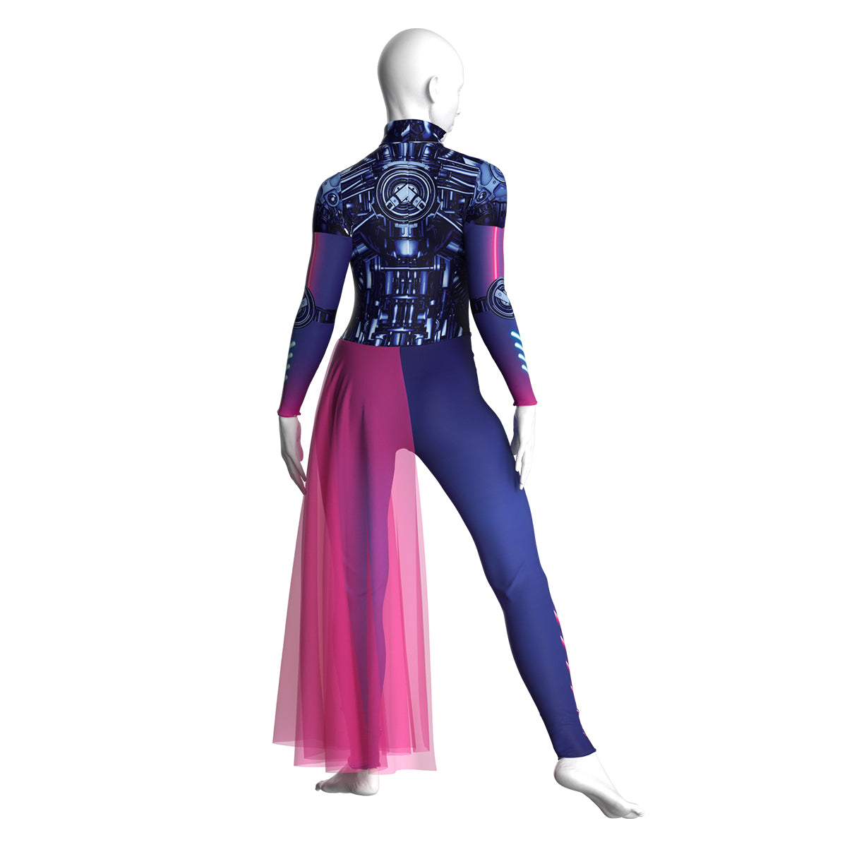 Neon Cyborg Unitard