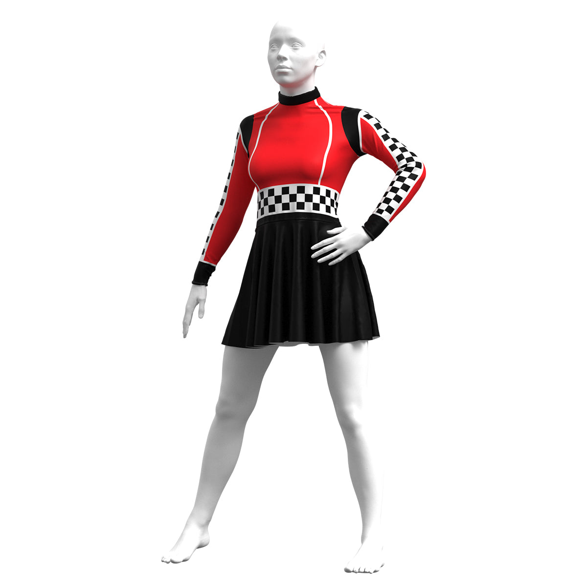 Red Racer Dress