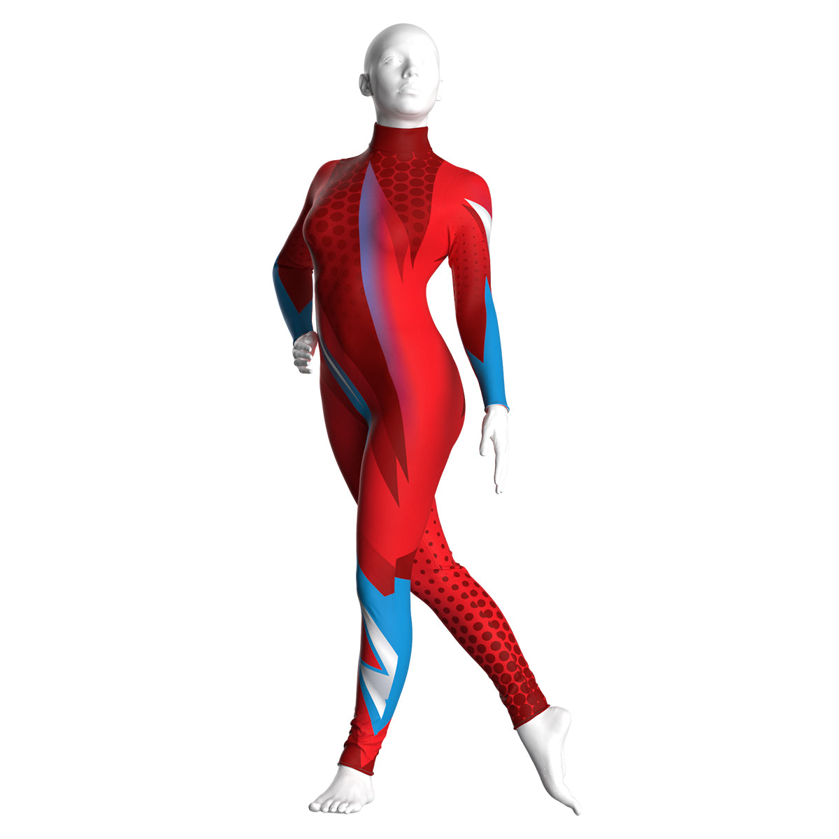 Athletic Red Unitard