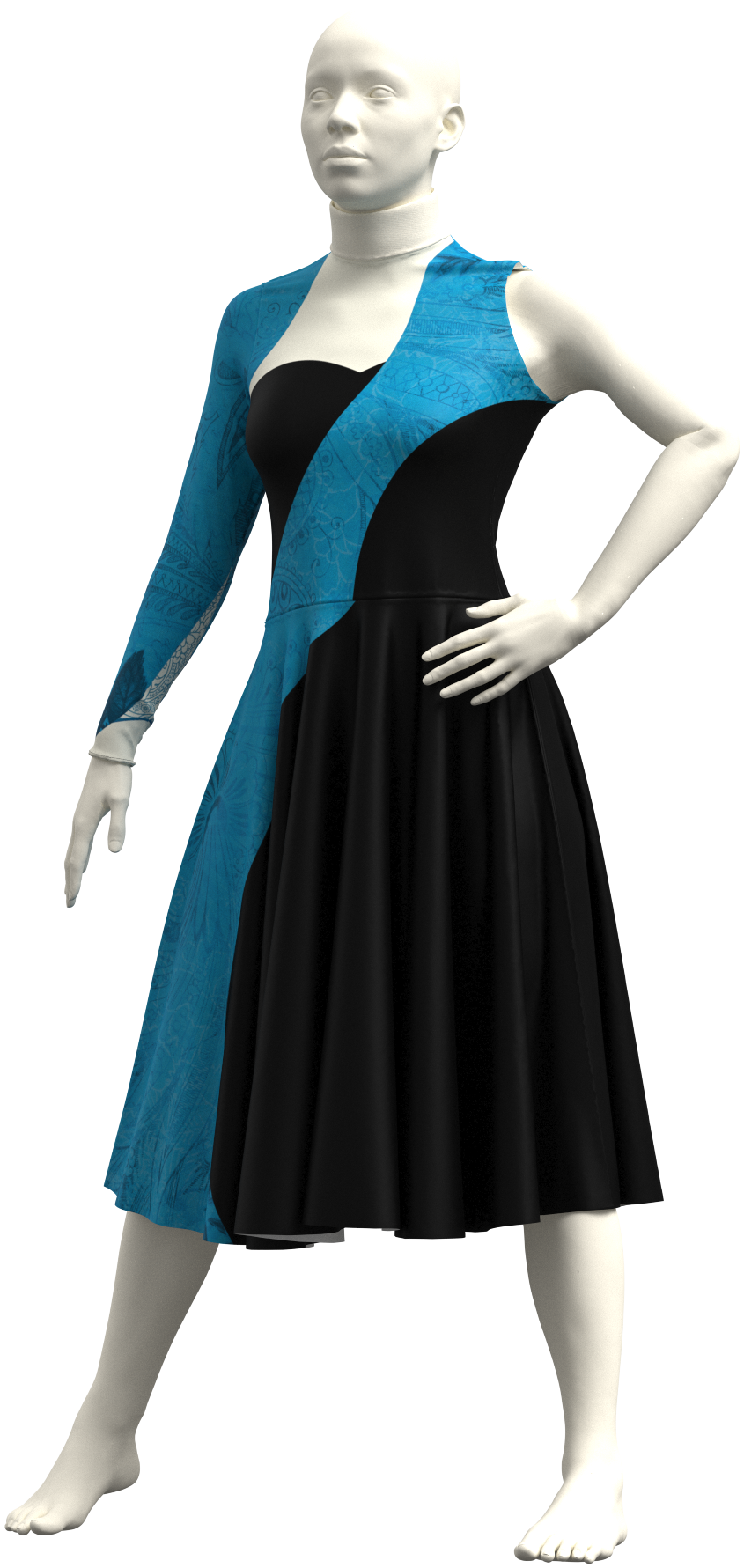 InvisiBelle Floral Oasis Dress