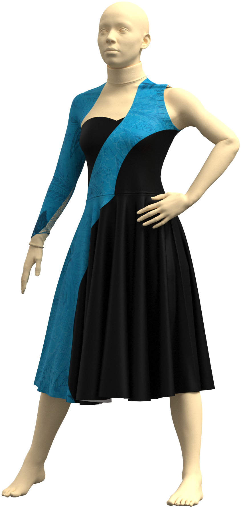 InvisiBelle Floral Oasis Dress