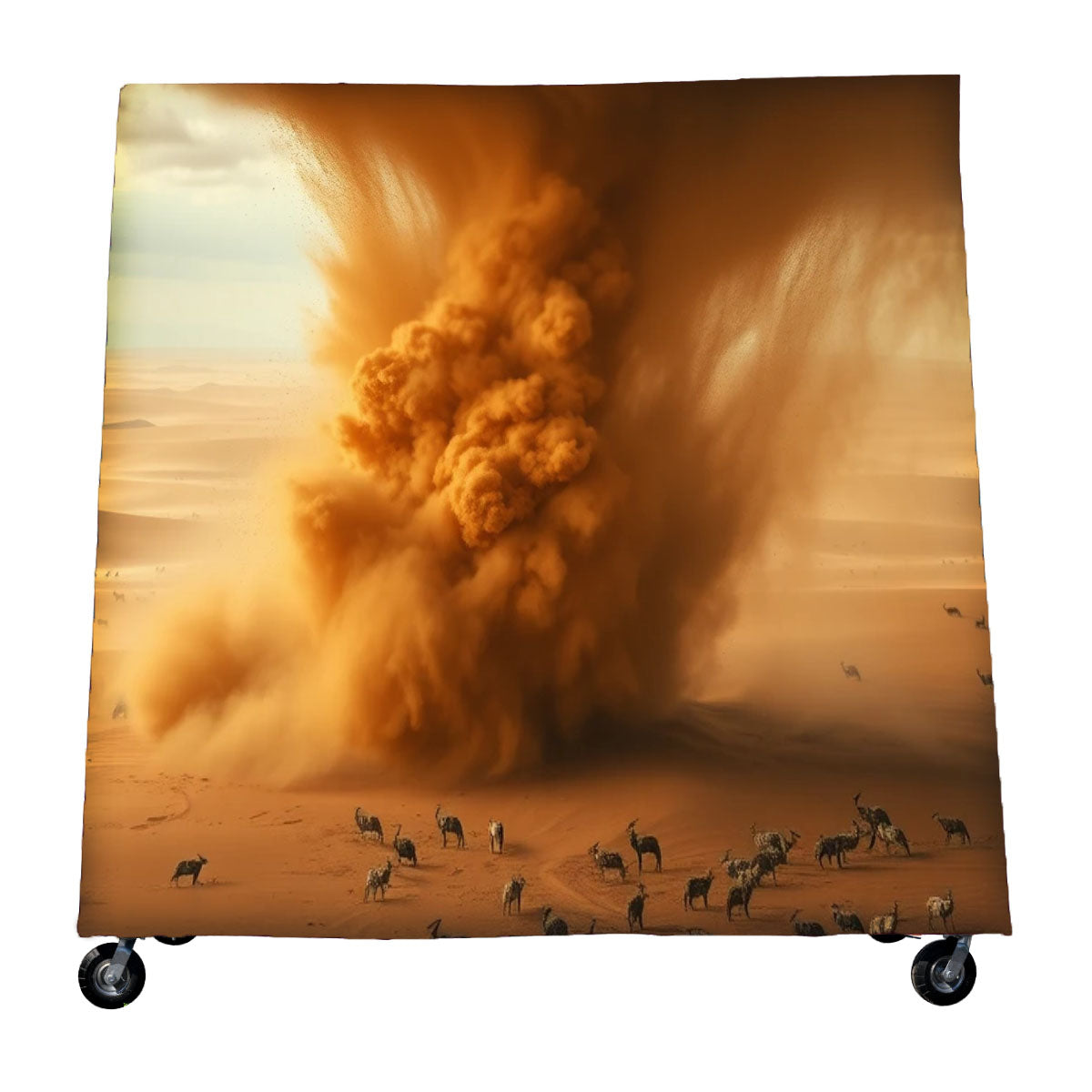Desert Dust Storm A-Frame Backdrop