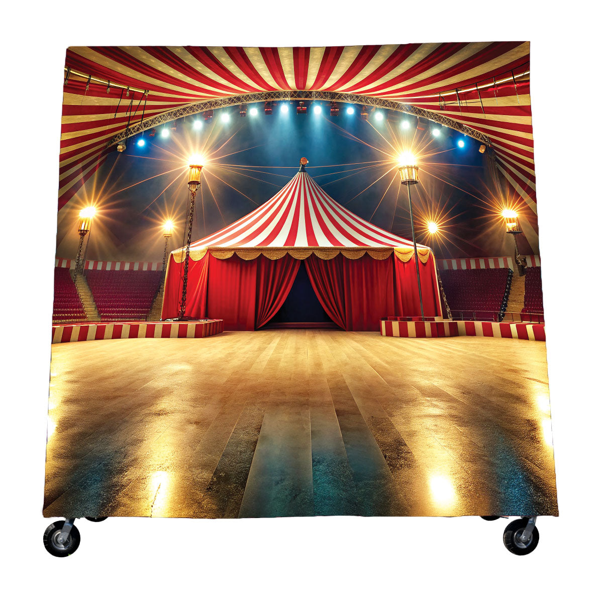 Bright Circus Tent A-Frame Backdrop