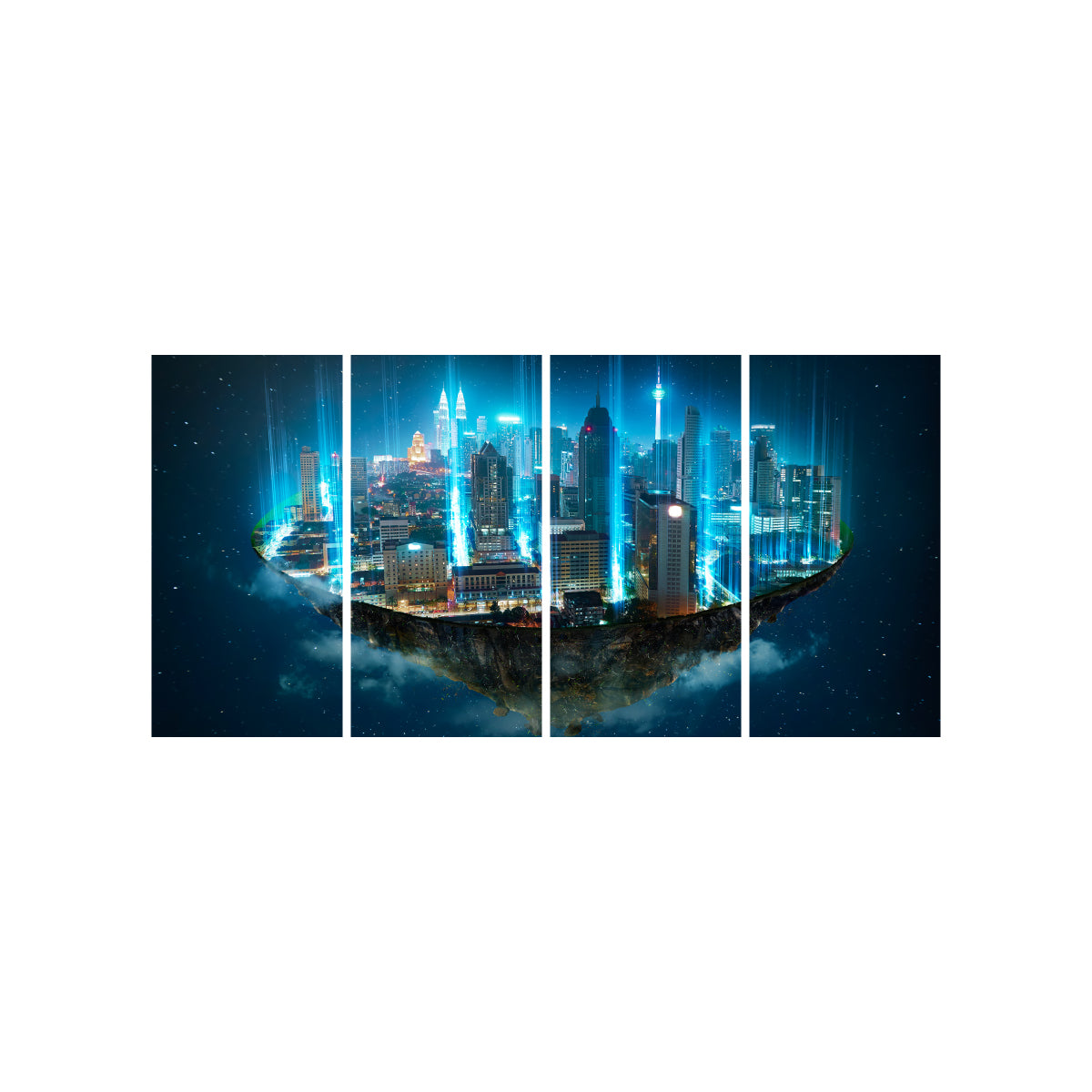 Floating City I-Frame Backdrop