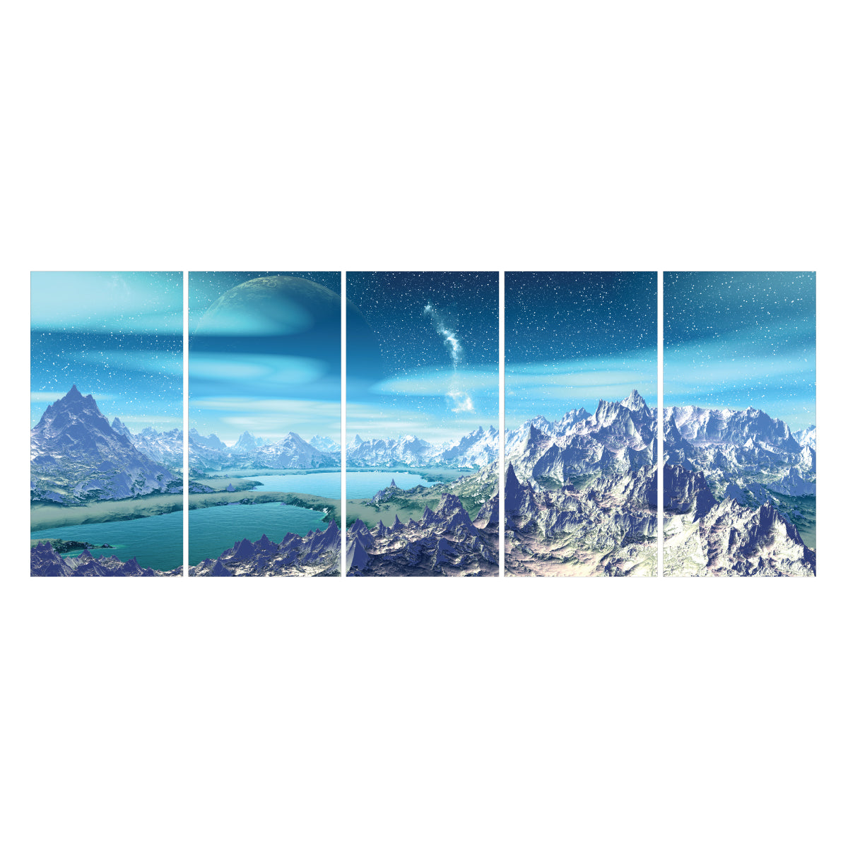 Alien Mountain Range I-Frame Backdrop