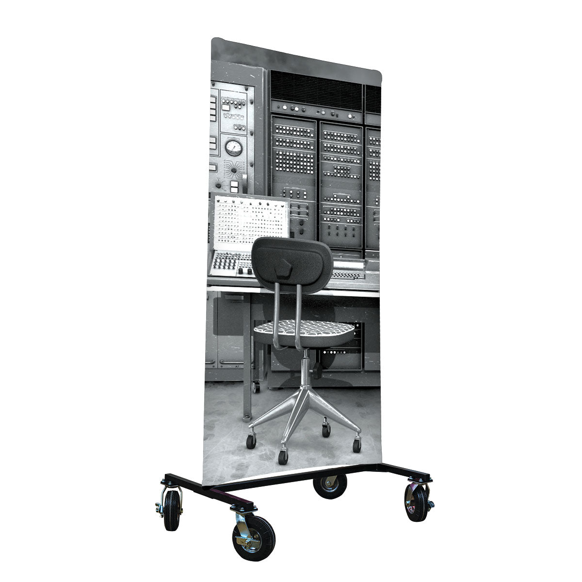 Vintage Computer Room I-Frame Backdrop