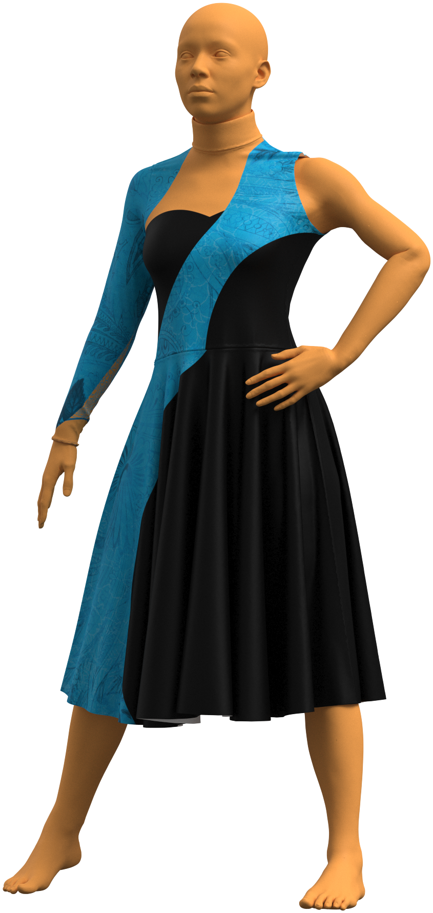 InvisiBelle Floral Oasis Dress