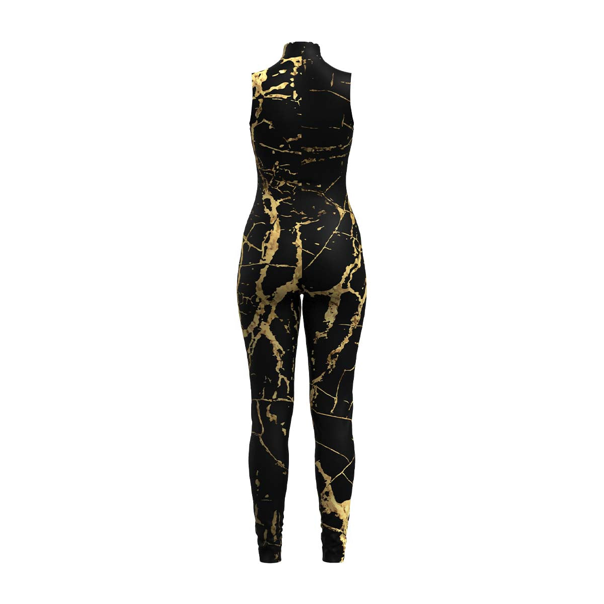 Gold Marble Unitard